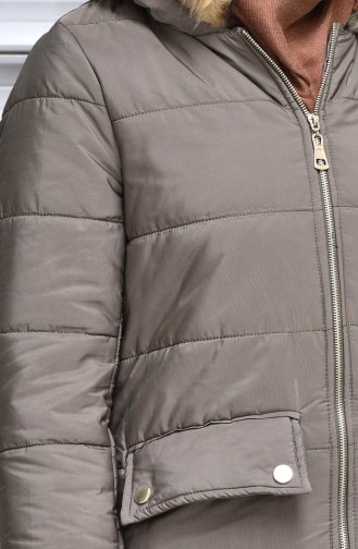 Khaki Winter Coat 6460-04