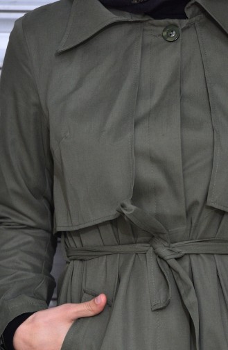 Khaki Trench Coats Models 50307-05