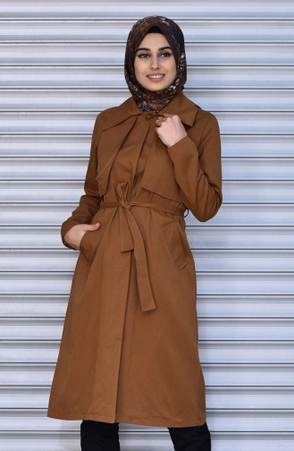 Trench Coat a Ceinture 50307-02 Moutarde 50307-02