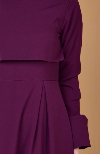 Purple Hijab Dress 60660-01