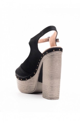 Black High-Heel Shoes 6A16225SİJ