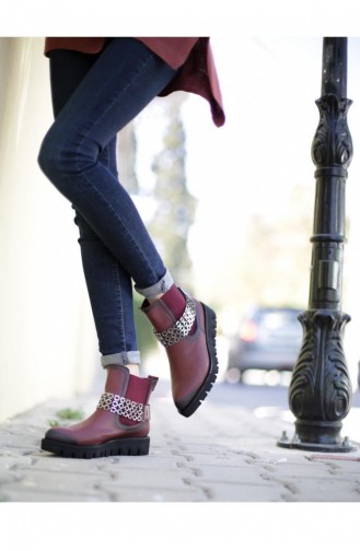 Claret Red Boots-booties 5A1045BO