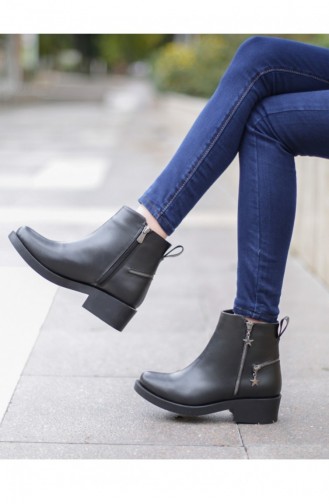 Black Boots-booties 7A17095Sİ