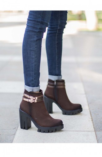 Brown Boots-booties 7A17288KAS