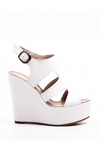 White High-Heel Shoes 6A16362BY