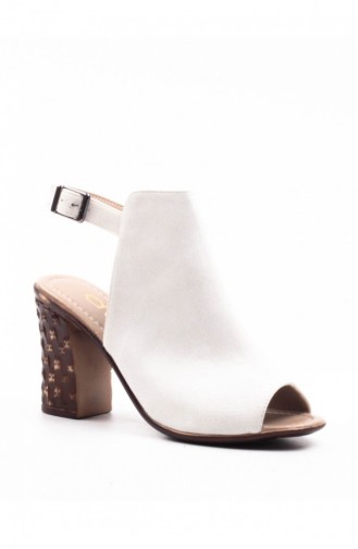 Feodora Beyaz Jean Günlük Ayakkabı