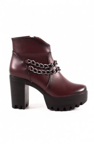 Claret Red Boots-booties 5A1910BO