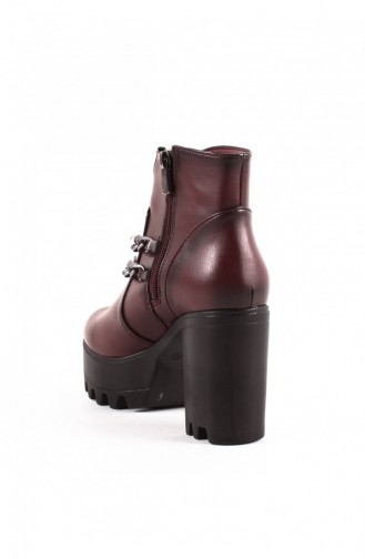 Claret red Bot-bootie 5A1910BO