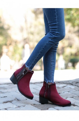 Claret Red Boots-booties 7A17465BOS