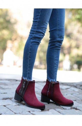 Claret red Bot-bootie 7A17465BOS