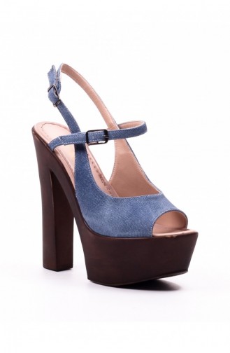 Blue High Heels 6A16335MAJ