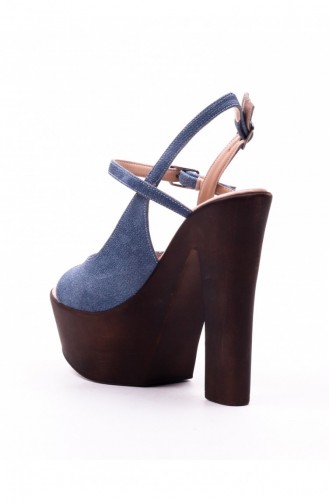 Nicole Mavi Jean Günlük Ayakkabı