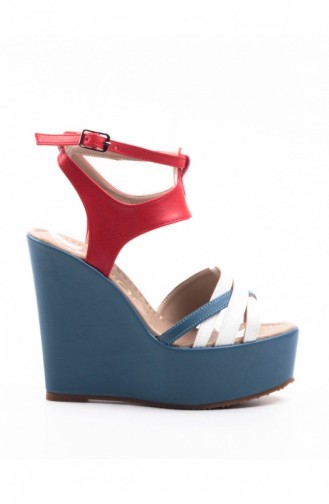 Blue High-Heel Shoes 6A16354R106