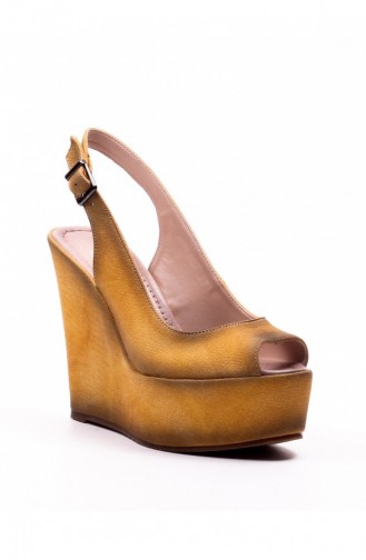 Yellow High-Heel Shoes 6A16390SAJ