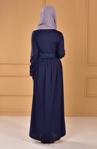 فستان أزرق كحلي 0121-01