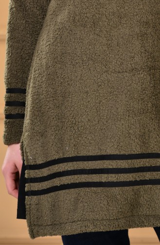 Striped Polar Sweater 9125-02 Khaki 9125-02