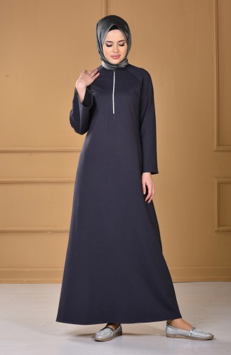 Robe Hijab Gris Foncé 2831-14