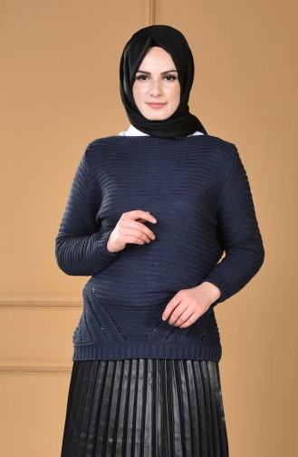 Navy Blue Sweater 1002-01