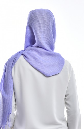 Schal mit Fransen  7685-06 Lila 06