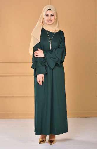 فستان أخضر زمردي 0032-01