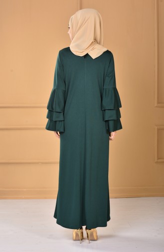 Dress with Necklace 0032-01 Jade Green 0032-01