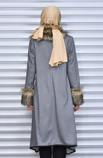 Furry Cape 6761-02 Gray 6761-02