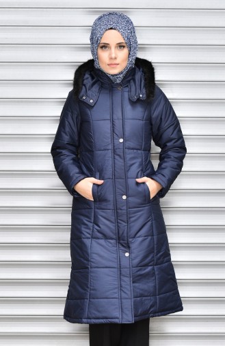 Navy Blue Winter Coat 0120-03