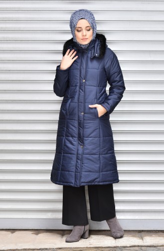 Navy Blue Winter Coat 0120-03