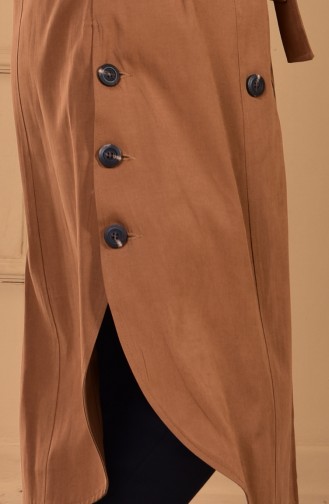 Trench Coat a Boutons 50311-02 Tabac 50311-02