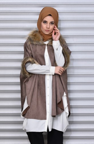 Mink Poncho 1172-02