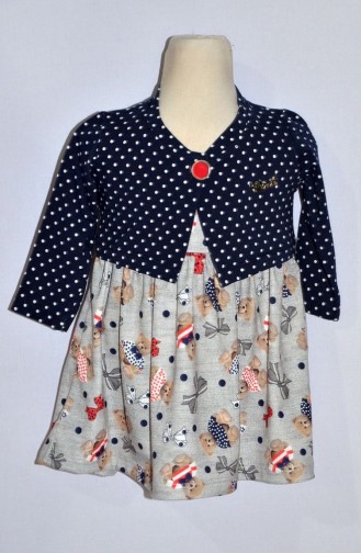 Red Baby and Children`s Dress 9230-02