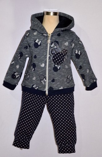 Navy Blue Kinder en Babytrainingspakken 9282-02