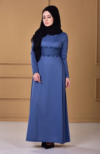 Indigo Hijab Kleider 2140-04