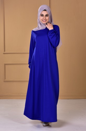 Saxon blue İslamitische Jurk 0006-06