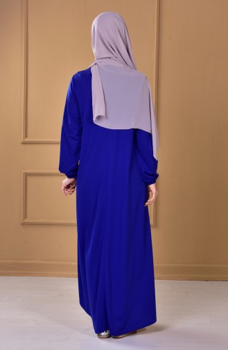 Saxe Hijab Dress 0006-06