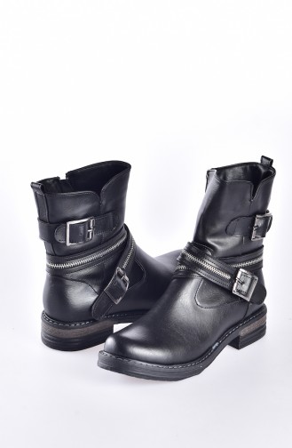 Black Boots-booties 50146-01