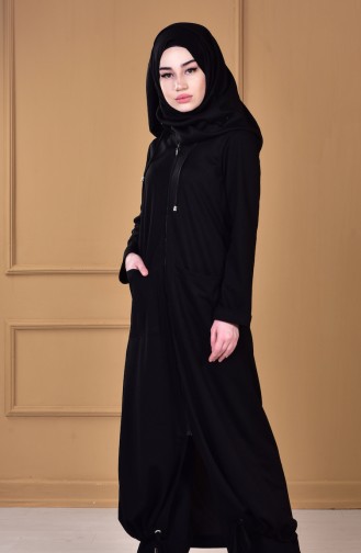 Black Abaya 1200-02
