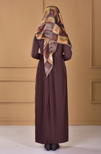 Mink Hijab Dress 6000-01