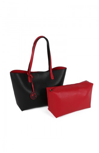 Beverly Hills Polo Club Tasche 650BHP0606 Schwarz Rot 650BHP0606