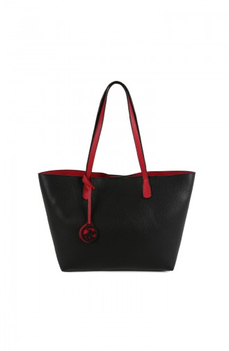 Beverly Hills Polo Club Tasche 650BHP0606 Schwarz Rot 650BHP0606