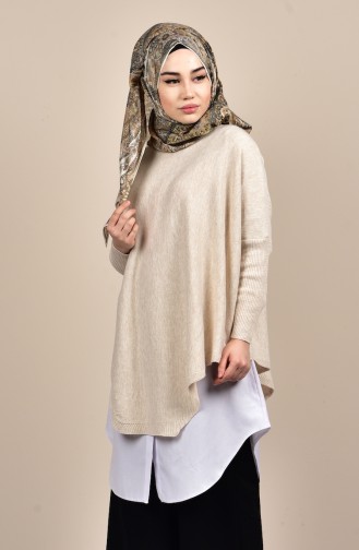 Pull Tricot Manches Chauve-Souris 0551-01 Creme 0551-01