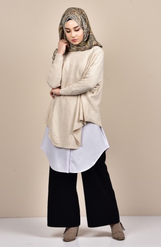 Cream Sweater 0551-01