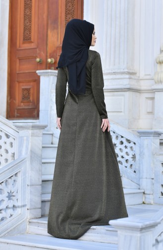 Schwarz Hijab-Abendkleider 1007-01