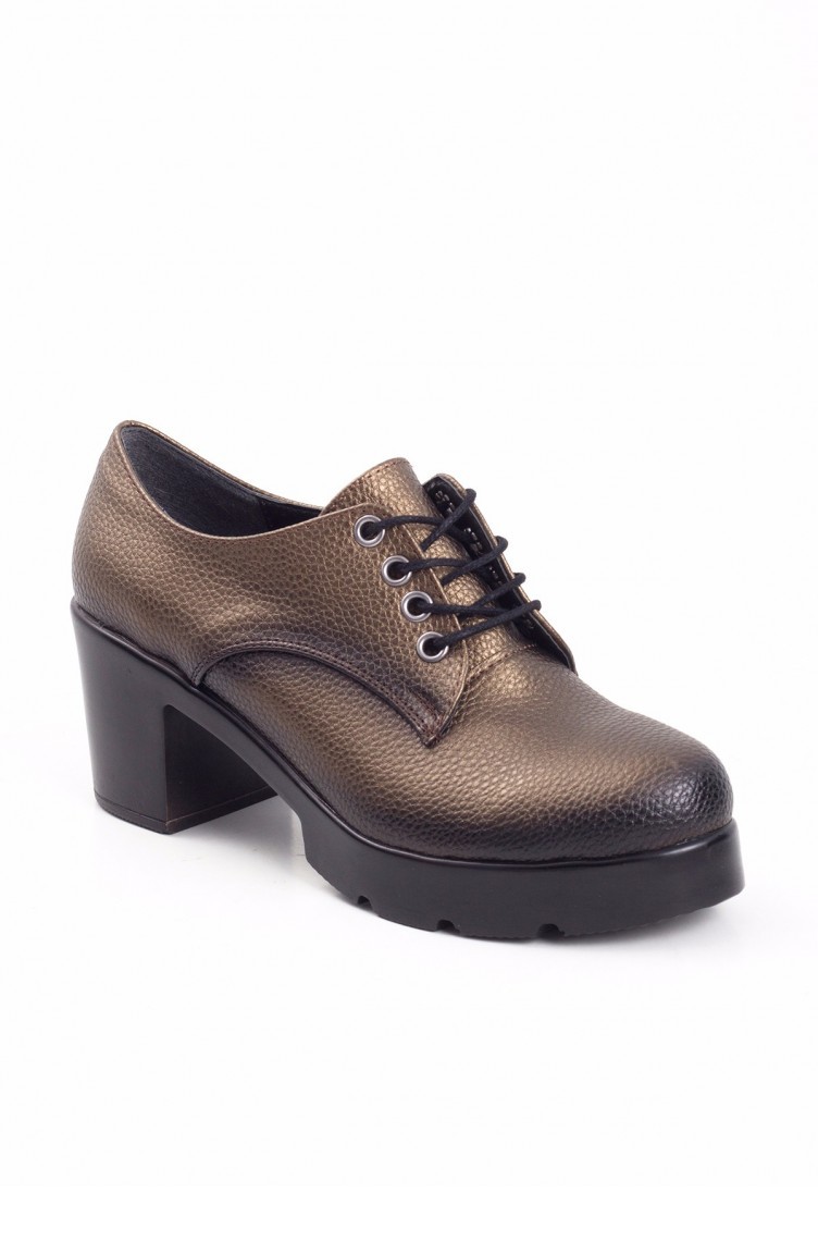 copper shoes and bag