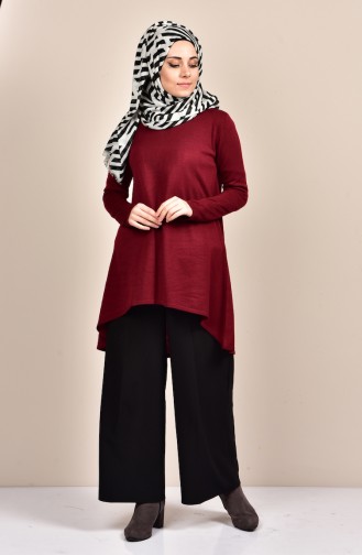 Claret Red Sweater 4016-08