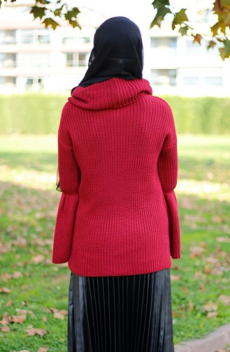Knitwear Sweater 0553-01 Claret Red 0553-01