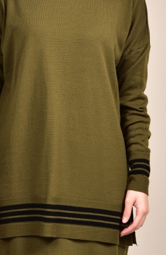Tunik Etek İkili Takım 3150-02 Haki