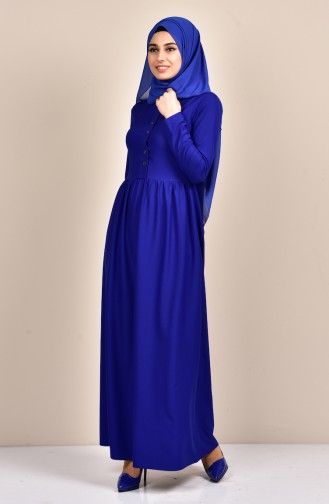 Saxe Hijab Dress 7160-04