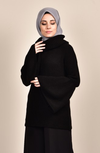 Strickpullover  0553-04 Schwarz 0553-04