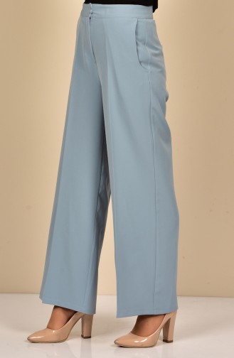 Pantalon Large 1007-02 Bleu Bébé 1007-02